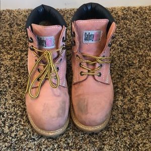 Safety girl work boots